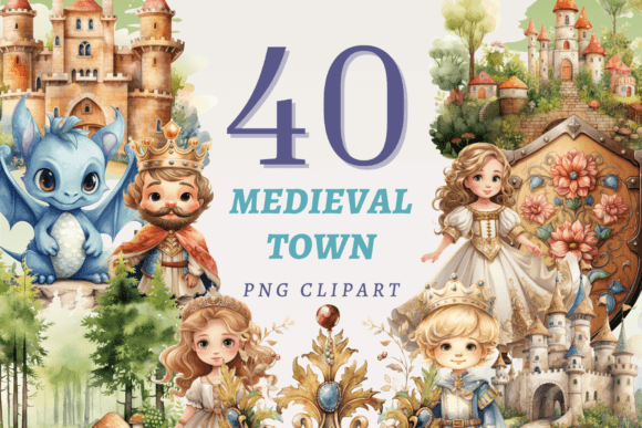 Download Medieval Town PNG Bundle - Png Collection